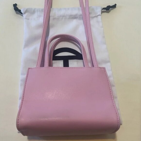 Telfar Small Shopping Bag in Bubblegum Pink - Picture 4 of 4